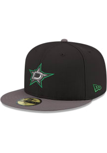 New Era Dallas Stars Mens Black Color Pop 59FIFTY Fitted Hat