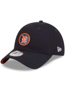 New Era Detroit Tigers Navy Blue Sparkle Casual Classic Womens Adjustable Hat