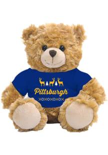 Pitt Panthers Jardine  Holiday 10" Holiday Plush - White