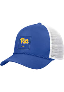 Nike Pitt Panthers Sideline Rope Trucker Adjustable Hat - Blue