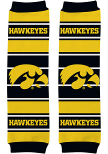 Iowa Hawkeyes Baby Stripe Tights - Black