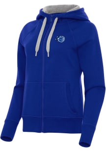 Antigua Orlando Magic Womens Blue Victory Long Sleeve Full Zip Jacket