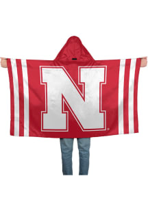 Nebraska Cornhuskers Hoodie Silk Screen Grommet Flag - Red