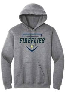 Summit Sportswear Columbia Fireflies Mens Graphite Homeplate Long Sleeve Hoodie