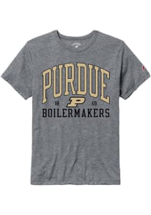 Purdue Boilermakers Grey All American Oversized Number One Short Sleeve T Shirt