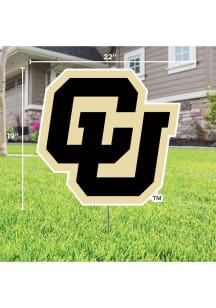 Colorado Buffaloes Primary Yard Sign - Black