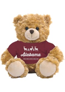 Alabama Crimson Tide Jardine  Holiday 10" Holiday Plush - White