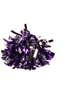 Purple Wrist Pom Poms