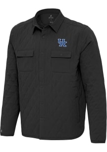 Antigua Kentucky Wildcats Mens Black Persistent Medium Weight Jacket