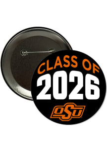 Oklahoma State Cowboys 3" Class of 2026 Button - Orange