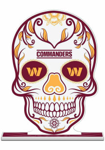 Washington Commanders Skull Standee Figurine