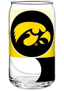 Iowa Hawkeyes Glass Pint Glass - White
