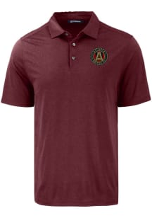 Cutter and Buck Atlanta United FC Mens Burgundy Coastline Eco Short Sleeve Polo