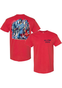 Bryce Harper Philadelphia Phillies Red 2026 ASG X Jordan Spector Short Sleeve Fashion Player T Shi..