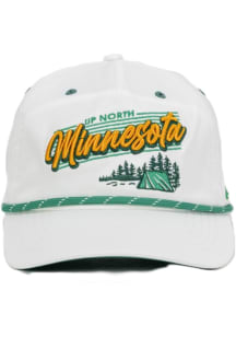 CAPX Minnesota State Script X15 Accord Rope Adjustable Hat - White
