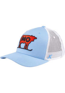 CAPX Missouri Ski MO 2T X08 Trucker Adjustable Hat - Light Blue