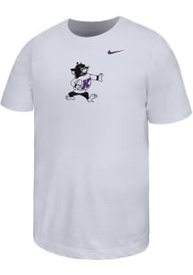Nike K-State Wildcats Youth White Varsity Willie Football Short Sleeve T-Shirt