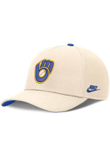 Nike Milwaukee Brewers Cooperstown Rise Adjustable Hat - White