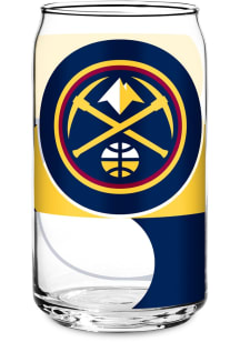 Denver Nuggets Glass Pint Glass - White