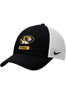 Nike Missouri Tigers Football Rise Trucker Adjustable Hat - Black