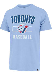 47 Toronto Blue Jays Light Blue Cityside Franklin Short Sleeve Fashion T Shirt