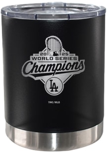 Los Angeles Dodgers 2025 World Series Champions 12oz Tumbler - Black