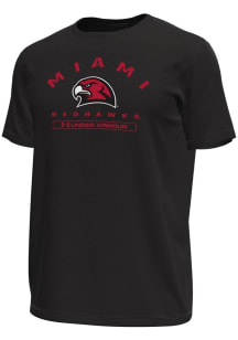 Under Armour Miami RedHawks Black Name Tech Stretch Short Sleeve T Shirt