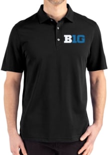 Cutter and Buck Big Ten Black Advantage Refresh Pique Big and Tall Polo