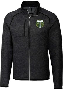 Cutter and Buck Portland Timbers Mens Charcoal Mainsail Medium Weight Jacket