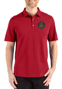 Cutter and Buck Atlanta United FC Red Advantage Refresh Pique Big and Tall Polo