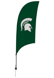 Michigan State Spartans 7.5 Foot Logo Spike Base Tall Team Flag
