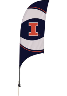 Illinois Fighting Illini 7.5 Foot Spike Base Tall Team Flag