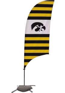 Iowa Hawkeyes 7.5 Foot Cross Base Tall Team Flag