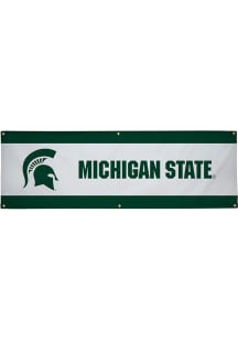 Michigan State Spartans 2x6 Vinyl Banner - White