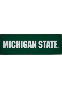 Michigan State Spartans 2x6 Vinyl Design Banner - Green
