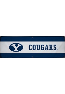 BYU Cougars 2x6 Vinyl Banner - White