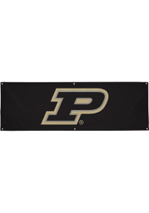 Purdue Boilermakers 2x6 Vinyl Banner - Black