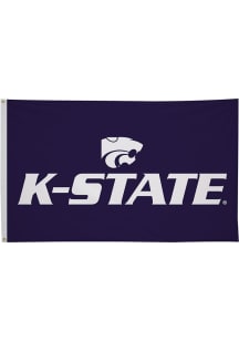 K-State Wildcats 3x5 University Silk Screen Grommet Flag - Purple