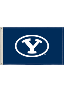BYU Cougars 3x5 Silk Screen Grommet Flag - Blue