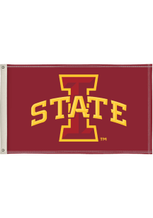 Iowa State Cyclones 3x5 Silk Screen Grommet Flag - Maroon