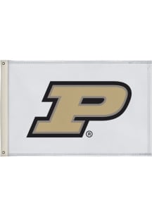 Purdue Boilermakers 2x3 Style Silk Screen Grommet Flag - White