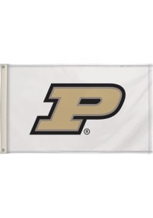 Purdue Boilermakers 3x5 Silk Screen Grommet Flag - White
