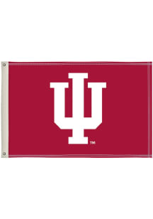 Indiana Hoosiers 2x3 Logo Silk Screen Grommet Flag - Red