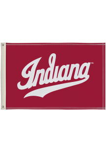 Indiana Hoosiers 2x3 Silk Screen Grommet Flag - Red