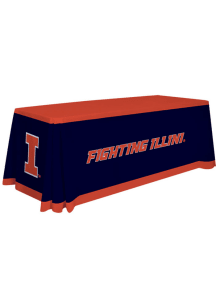 Illinois Fighting Illini 6 Ft Fabric Tablecloth