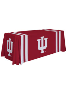 Indiana Hoosiers 6 Ft Striped Fabric Tablecloth