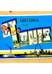 St Louis 4x4 in metal Magnet
