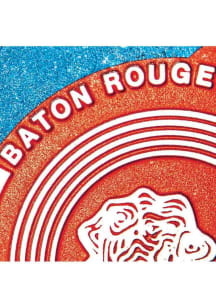 Baton Rouge Arch 4 in X 4 in Coaster - Red