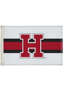 Harvard Crimson 2x3 Silk Screen Grommet Flag - White