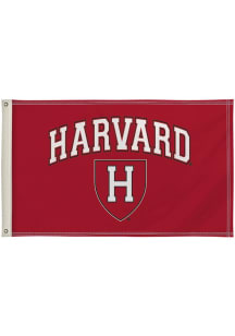 Harvard Crimson 3x5 Silk Screen Grommet Flag - Red
